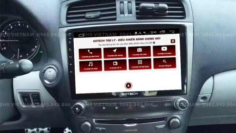 Màn hình DVD Android xe Lexus IS250 2005 - 2012 | Gotech GT10 Pro
